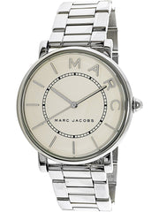Marc Jacobs Roxy White Dial Silver Steel Strap Watch for Women - MJ3521