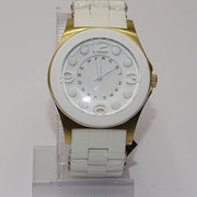 Marc Jacobs Pelly White Dial White SIlicone Strap Watch for Women - MBM2525