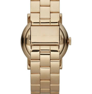 Marc Jacobs Amy Blue Dial Gold Steel Strap Watch for Women - MBM3220