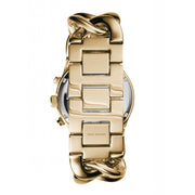 Michael Kors Runway Twist Gold Dial Gold Steel Strap Watch for Women - MK3131
