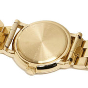 Marc Jacobs Baker Dexter Black Dial Gold Steel Strap Watch for Women - MBM3421