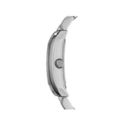 Emporio Armani Classic Diamonds Silver Dial Silver Steel Strap Watch For Women - AR3170