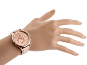 Tommy Hilfiger Carly Rose Gold Dial Rose Gold Steel Strap Watch for Women - 1781788