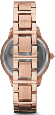 Fossil Jesse Crystal Rose Gold Dial Rose Gold Steel Strap Watch for Women - ES3020