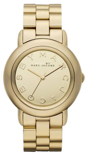 Marc Jacobs Marci Gold Dial Gold Steel Strap Watch for Women - MBM3098