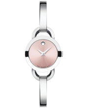 Movado Rondiro 22mm Pink Dial Stainless Steel Watch For Women - 0606797