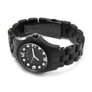 Marc Jacobs Pelly Black Dial Black Silicone Strap Watch for Women - MBM2527