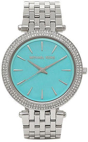 Michael Kors Darci Mother of Pearl Blue  Dial Silver Steel Strap Watch for Women - MK3515
