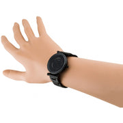 Fossil Carlie Black Dial Black Steel Strap Watch for Women - ES4488