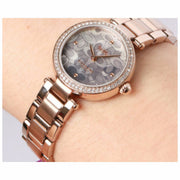 Coach Park Crystal Dial Rose Gold Steel Strap Watch for Women  - 14503226