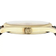 Gucci G Timeless Quartz Silver Dial Black Leather Strap Watch For Women - YA1264181