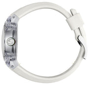 Gucci Sync XXL White Dial White Rubber Strap Watch For Men - YA137102