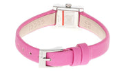 Gucci G-Frame Square Fuchsia Mother of Pearl Dial Fuchsia Leather Strap Watch For Women - YA128533