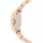 Guess Sassy Quartz White Dial Rose Gold Steel Strap Watch For Women - W0705L3