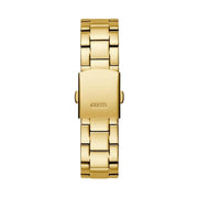 Guess Confetti Chronograph Rainbow Dial Gold Steel Strap Watch For Women  - GW0483L4