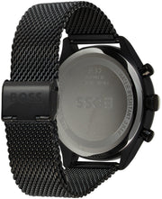 Hugo Boss Gregor Chronograph Black Dial Black Mesh Bracelet Watch For Men - 1514065