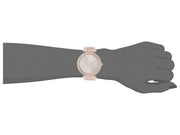 Michael Kors Darci Rose Gold Dial Two Tone Steel Strap Watch for Women - MK4327