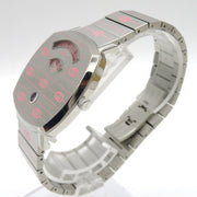 Gucci Grip Quartz Silver Dial Silver Steel Strap Watch For Women - YA157438