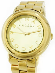 Marc Jacobs Marci Gold Dial Gold Steel Strap Watch for Women - MBM3098