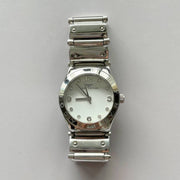 Marc Jacobs Amy White Dial Silver Steel Strap Watch for Women - MBM8518
