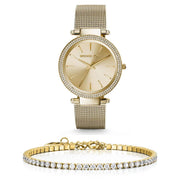 Michael Kors Darci Gold Dial Gold Mesh Bracelet Watch for Women - MK3368