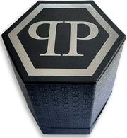 Philipp Plein High-Conic Automatic Black Dial Black Steel Strap Watch For Men- PWRAA0423