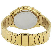 Michael Kors Whitney Chronograph Gold Dial Gold Steel Strap Watch For Women - MK6729