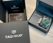 Tag Heuer Formula 1 Limited Edition Green Dial Silver Steel Strap Watch for Men - WAZ1017.BA0842