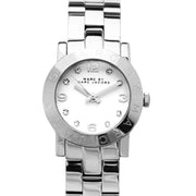 Marc Jacobs Mini Amy White Dial Silver Steel Strap Watch for Women - MBM3055