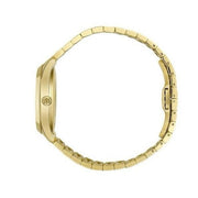 Gucci G Timeless 18K Gold Dial Gold Steel Strap Watch for Women - YA1265036