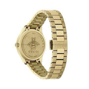 Gucci G Timeless 18K Gold Dial Gold Steel Strap Watch for Women - YA1265036