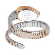 Just Cavalli Serpente Metallica Rose Gold Dial Two Tone Steel Strap Watch for Women - JC1L208M0075