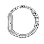 Just Cavalli Glam Evo 4 Mother of Pearl Dial Silver Steel Strap Watch for Women - JC1L229M0015