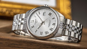 Tissot Ballade Powermatic 80 COSC Silver Dial Silver Steel Strap Watch for Men - T156.408.11.033.00