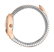 Just Cavalli Carezza Rose Gold Dial Two Tone Steel Strap Watch for Women - JC1L372M0065