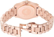 Emporio Armani Federica Analog Mother of Pearl Dial Rose Gold Steel Strap Watch for Women - AR11558