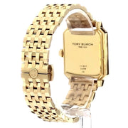 Tory Burch Robinson White Dial Gold Steel Strap Watch for Women - TBW1500