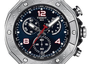 Tissot T Race Moto GP Limited Edition Chronograph Blue Dial Blue Rubber Strap Watch for Men - T141.417.17.047.00