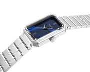 Tissot SRV Blue Dial Silver Steel Strap Watch for Women - T160.110.11.043.00