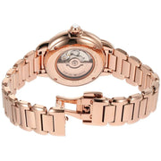 Emporio Armani Mia Meccanico Mother of Pearl Dial Rose Gold Steel Strap Watch for Women - AR60072