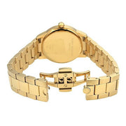 Tory Burch Collins White Dial Gold Steel Strap Watch for Women - TBW1300