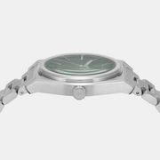 Emporio Armani Frederico Analog Green Dial Silver Steel Strap Watch for Men - AR11621