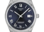 Tissot Ballade Powermatic 80 COSC Blue Dial Silver Steel Strap Watch for Men - T156.408.11.043.00
