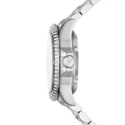 Emporio Armani Sea Explorer Green Dial Silver Steel Strap Watch for Men - AR60080