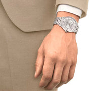 Tissot Chemin Des Tourelles Powermatic 80 Silver Dial Silver Steel Strap Watch for Men - T139.407.11.038.00