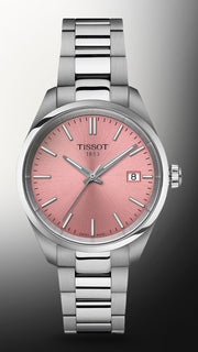 Tissot PR 100 Pink Dial Silver Steel Strap Watch for Women - T150.210.11.331.00