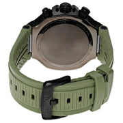 Tissot T Race Chronograph Black Dial Green Rubber Strap Watch for Men - T141.417.37.061.02