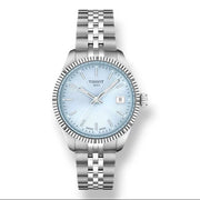 Tissot Ballade Quartz Blue Dial Silver Steel Strap Watch for Women - T156.210.11.351.00