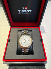 Tissot Ballade Powermatic 80 Cosc Silver Dial Two Tone Steel Strap Watch for Men - T156.408.22.033.00
