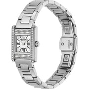 Emporio Armani Genni Analog Mother of Pearl Dial Silver Steel Strap Watch for Women - AR11662